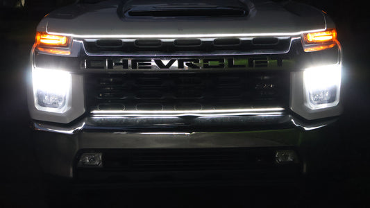 2020-2023 Silverado HD DUAL DRL LED Light Kit (Daily Running Light)