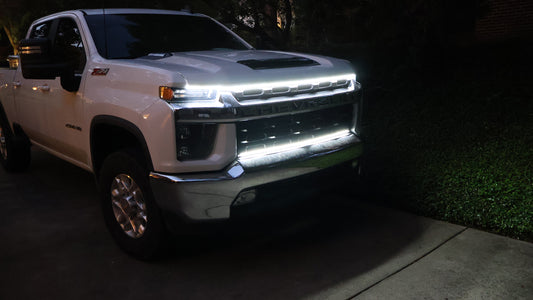2020-2023 Silverado HD DUAL DRL LED Light Kit (Daily Running Light)